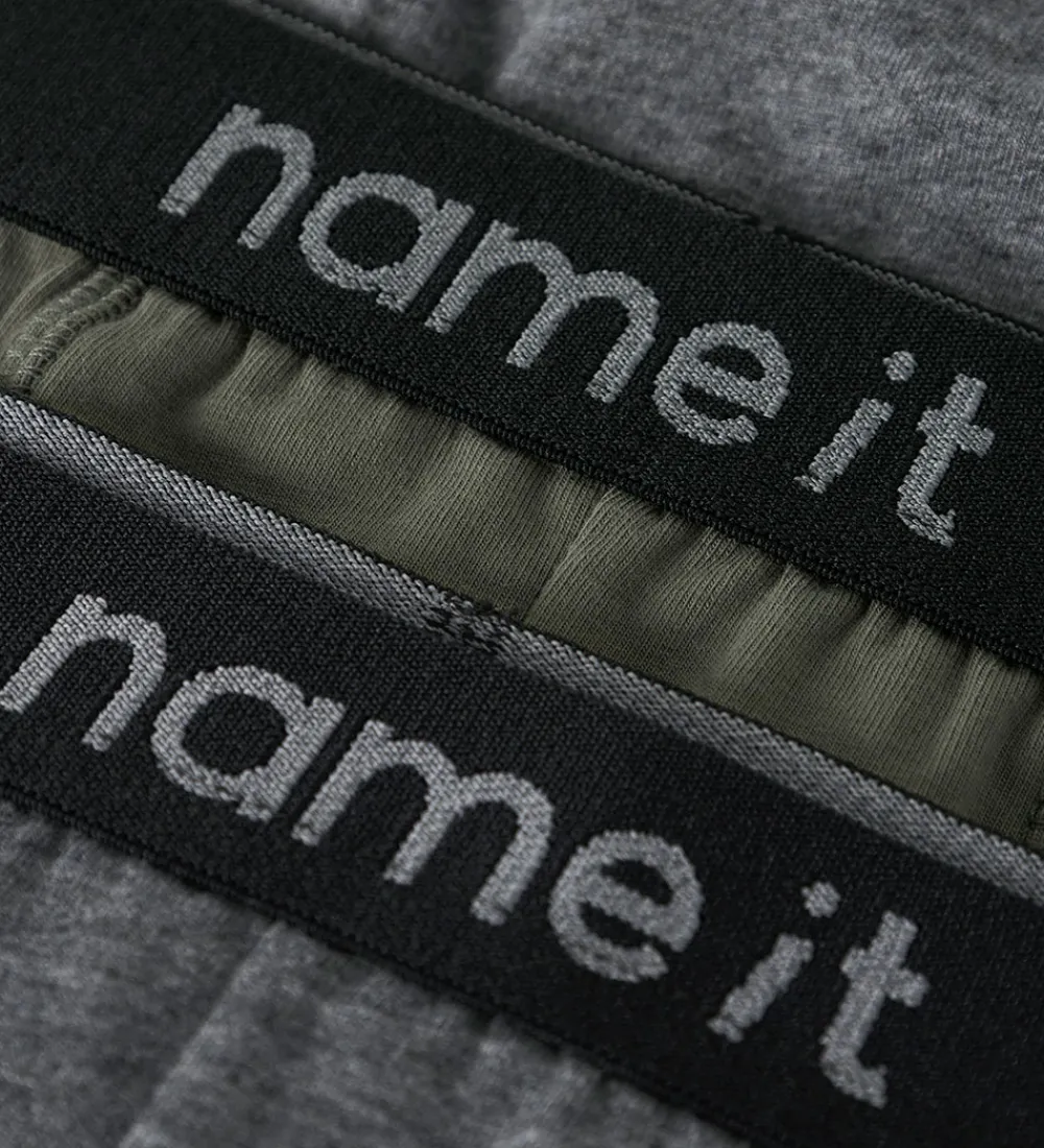 Boxershorts - Noos - NkmBoxer - 3-pak - Tea Leaf|Name It Hot