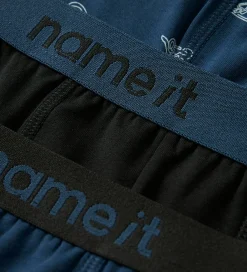Boxershorts - Noos - NkmBoxer - 3-pak - Titan/Sort|Name It Sale