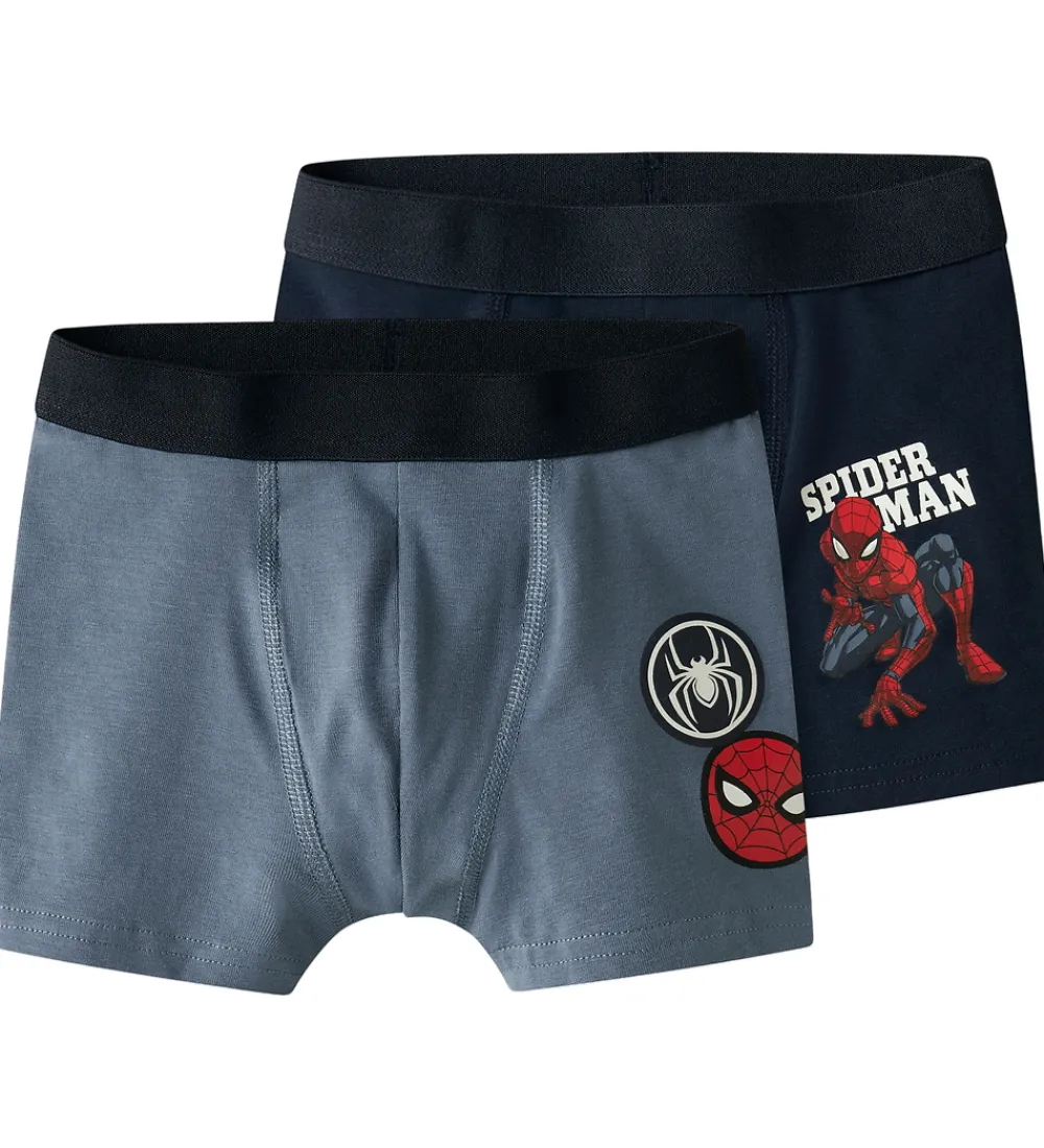 Boxershorts - 2-pak - NmmOvile Spiderman - Navy Blazer|Name It Online