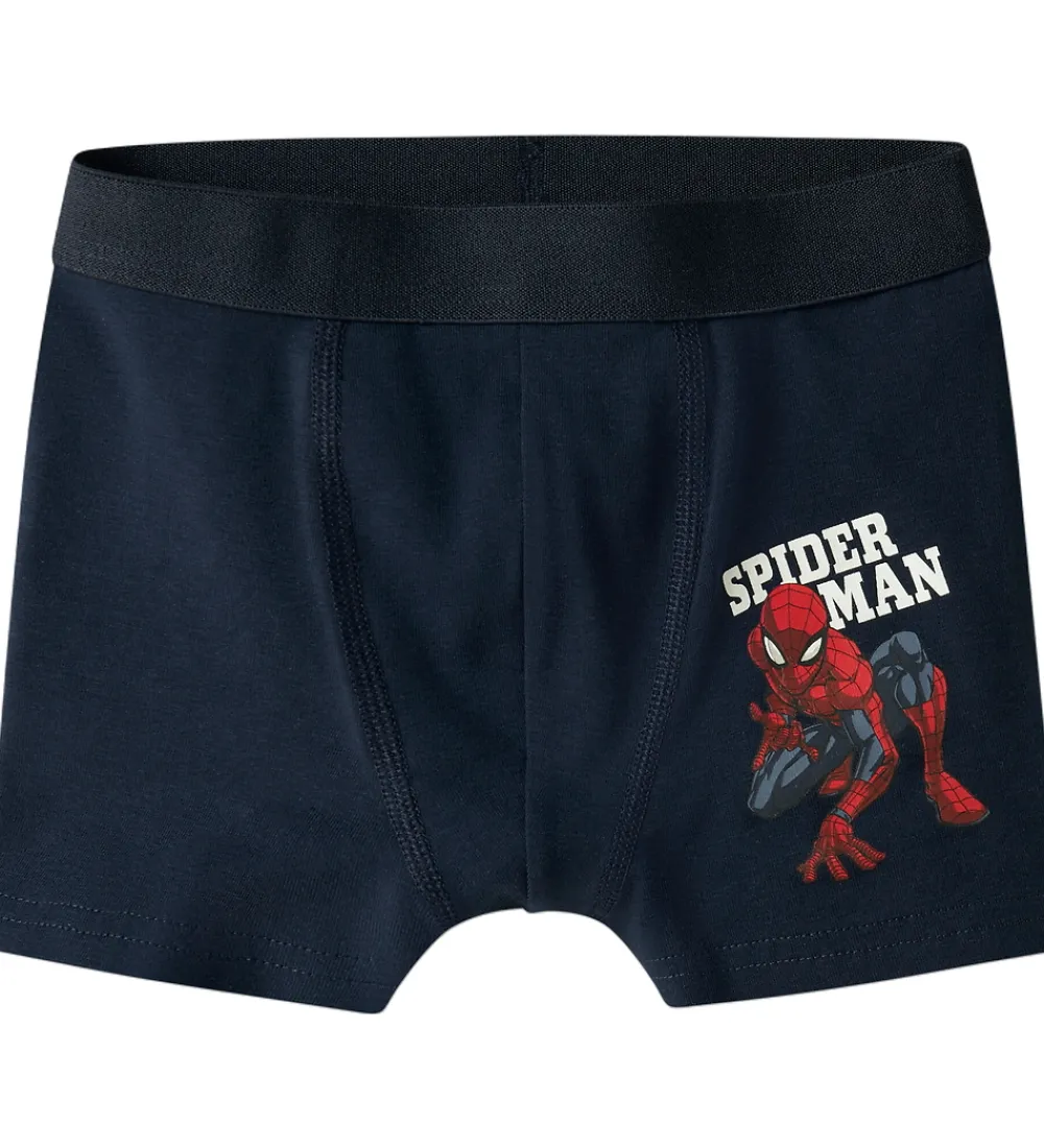 Boxershorts - 2-pak - NmmOvile Spiderman - Navy Blazer|Name It Online