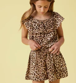 Buksedragt - NkfVinaya - Noos - Black/Leopard AOP|Name It Hot