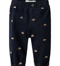 Bukser - Fløjsvelour - NbmBen - Baggy - Navy Blazer|Name It Clearance