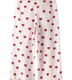 Bukser - Hulmønster - NmfRusla - Mauve Morn m. Print|Name It