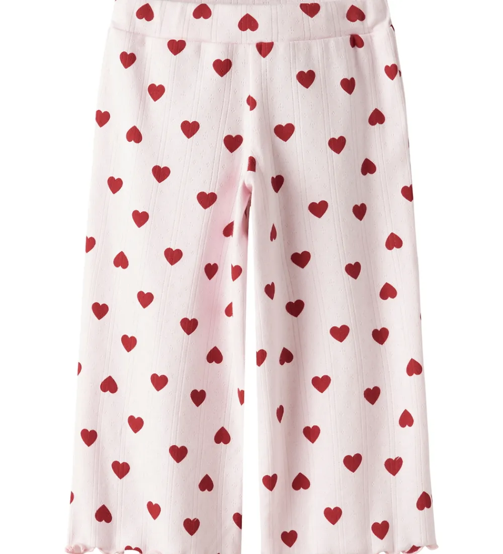 Bukser - Hulmønster - NmfRusla - Mauve Morn m. Print|Name It