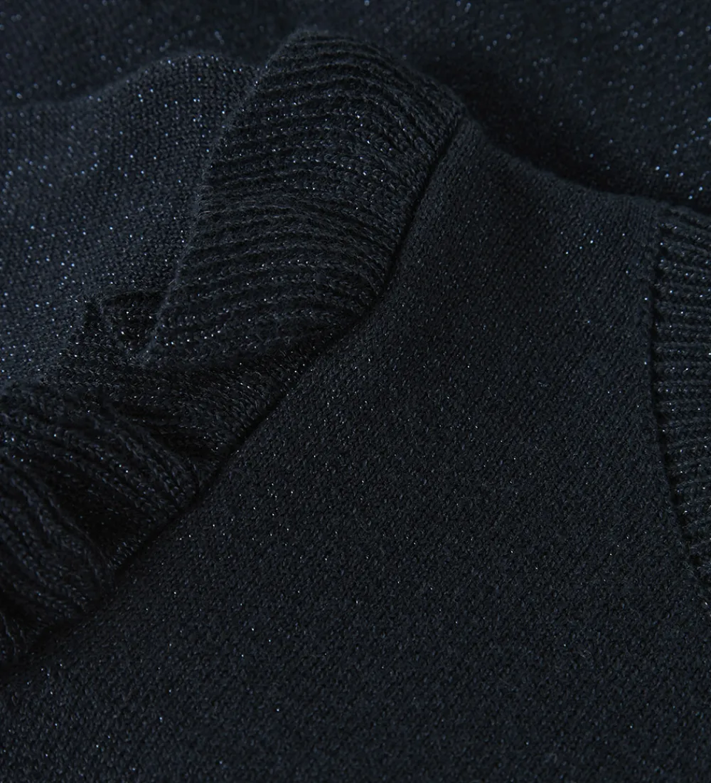 Cardigan - Noos - Strik - NmfAbinne - Blå m. Glitter|Name It Best