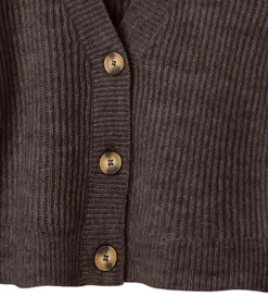Cardigan - Noos - Strik - NkfHolly - Seal Brown|Name It Discount
