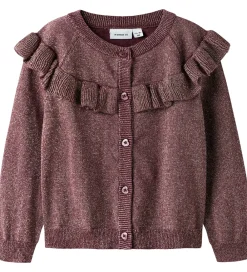 Cardigan - Strik - NmfRefraja - Burgundy|Name It Discount