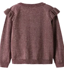 Cardigan - Strik - NmfRefraja - Burgundy|Name It Discount