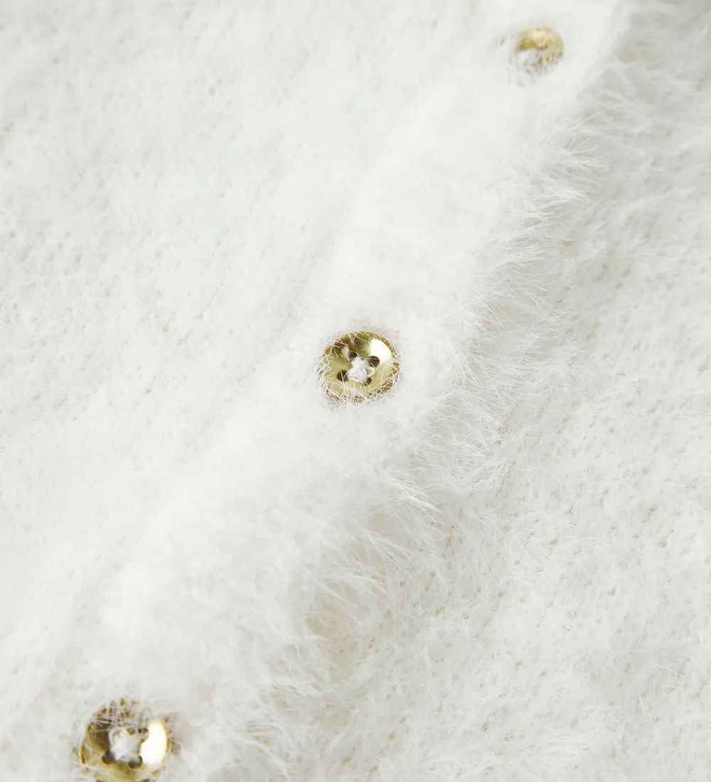 Cardigan - Strik - NmfRevera - Cloud Dancer|Name It Hot