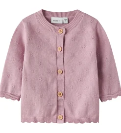 Cardigan - Strik - NmfSully - Keepsake Lilac|Name It Hot