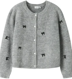Cardigan - Strik - NkfRifey - Grey Melange|Name It Discount