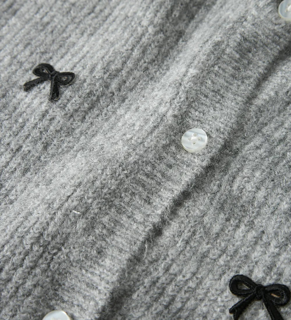 Cardigan - Strik - NkfRifey - Grey Melange|Name It Discount