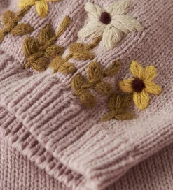 Cardigan - Strik - NbfKamma - Burnished Lilac|Name It Best