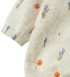 Cardigan - Strik - NbfOhio - Peyote Melange|Name It Hot