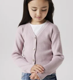 Cardigan - Strik - Rib - NkfLarenlise - Burnished Lilac|Name It Outlet