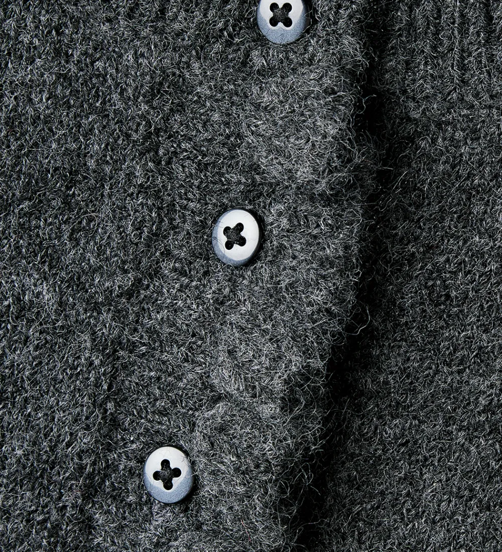 Cardigan - Strik - NmfSupia - Mørkegråmeleret|Name It Clearance