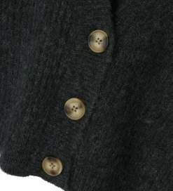 Cardigan - Strik - Noos - NkfHolly - Dark Grey Melange|Name It New