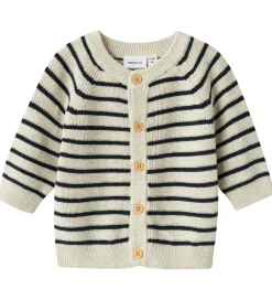 Cardigan - Strik - NbmMast - Peyote Melange m. Striber|Name It Sale