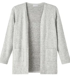 Cardigan - Strik - Noos - NkfVicti - Grey Melange|Name It Online