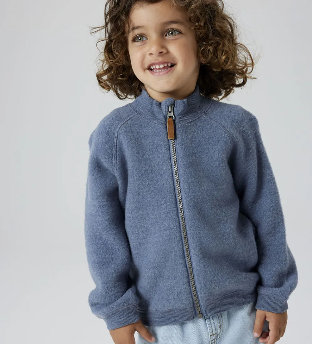 Cardigan - Uld - NmmWmino - Folkstone Gray|Name It Outlet