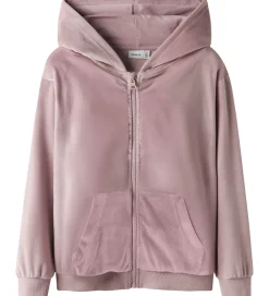 Cardigan - Velour - NkfSelour - Keepsake Lilac|Name It Online