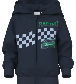 Cardigan m. Hætte - NmmVoltinus - Navy Blazer/Racing|Name It Outlet