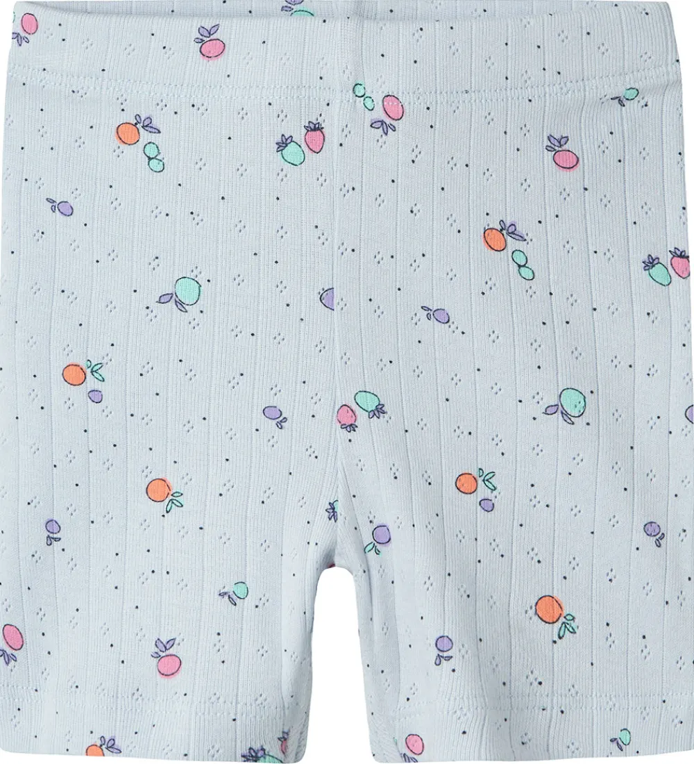 Cykelshorts - NmfHamanda - Xenon Blue m. Hulmønster|Name It Discount