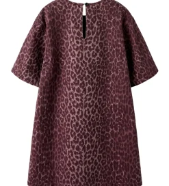 Denimkjole - NkfLeo - Burgundy/Leo|Name It Clearance