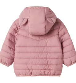 Dynejakke - NbfMarble - Woodrose|Name It Hot