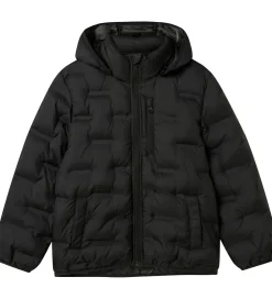 Dynejakke - NkmMason - Sort|Name It Clearance