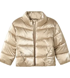 Dynejakke - NmfManon - Frosted Almond|Name It Outlet