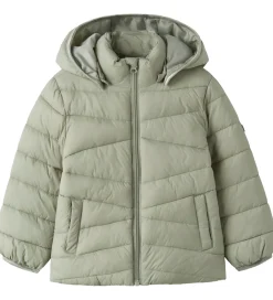 Dynejakke - NmfMarble - Seagrass|Name It Discount