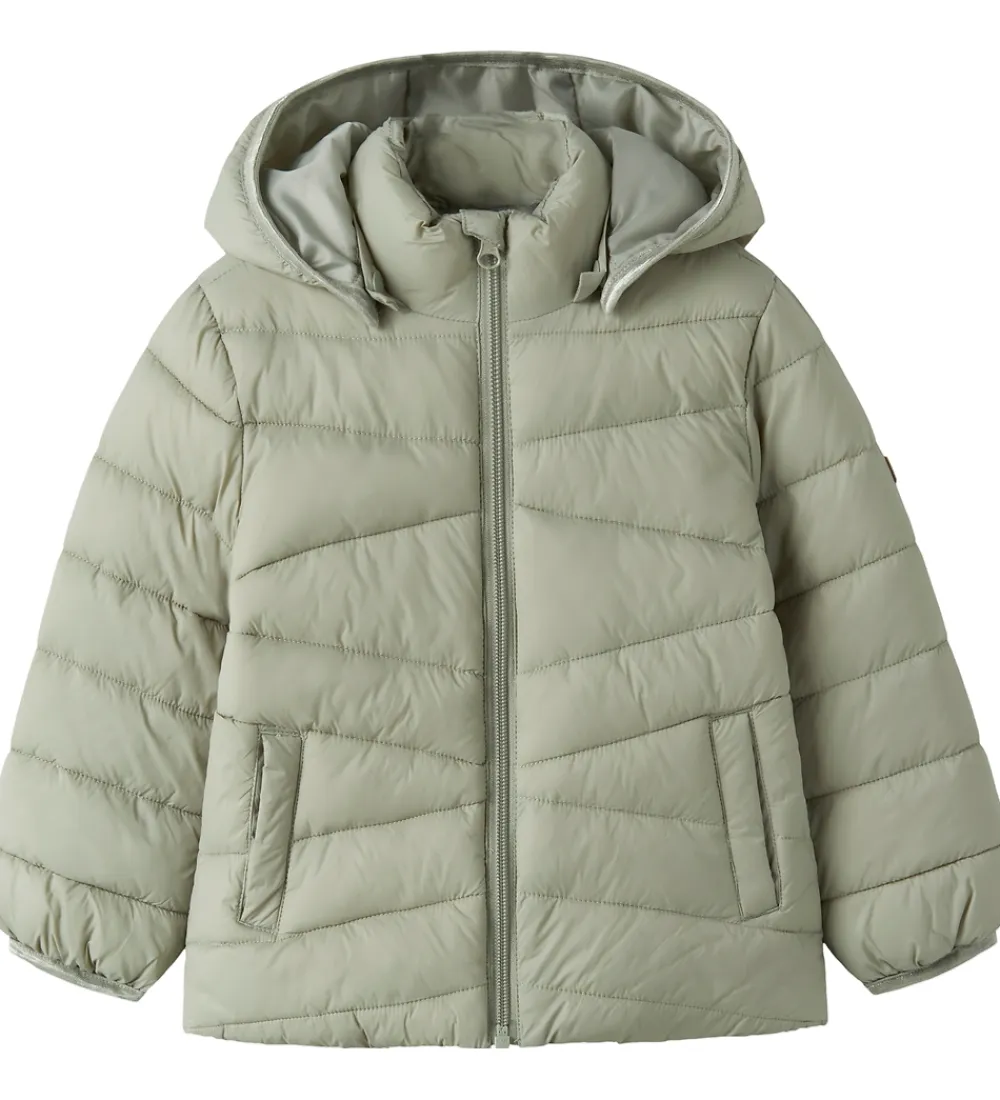 Dynejakke - NmfMarble - Seagrass|Name It Discount