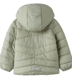 Dynejakke - NmfMarble - Seagrass|Name It Discount