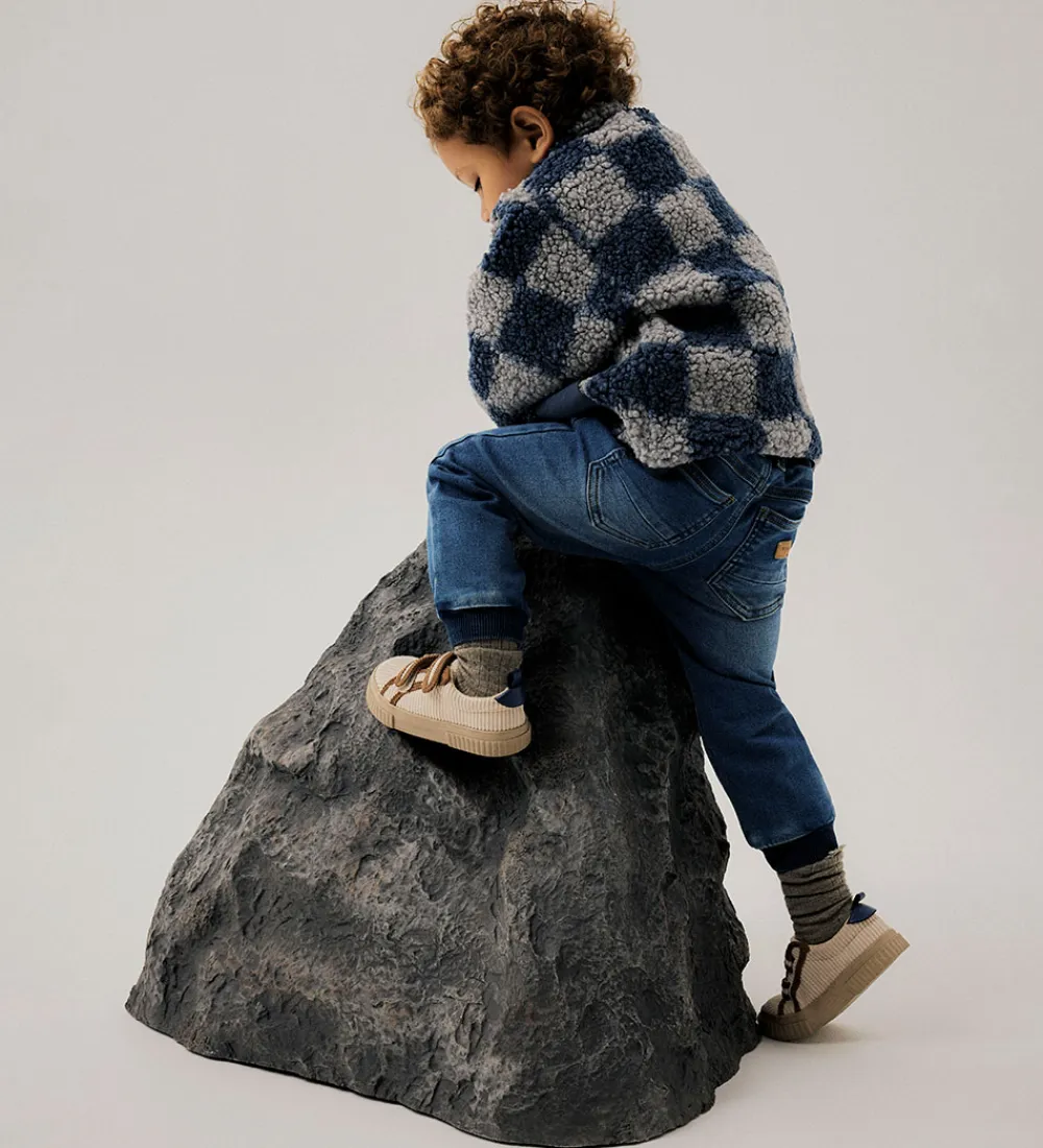 Fleccejakke - Teddy - NmmOrlando - Insignia Blue|Name It Best