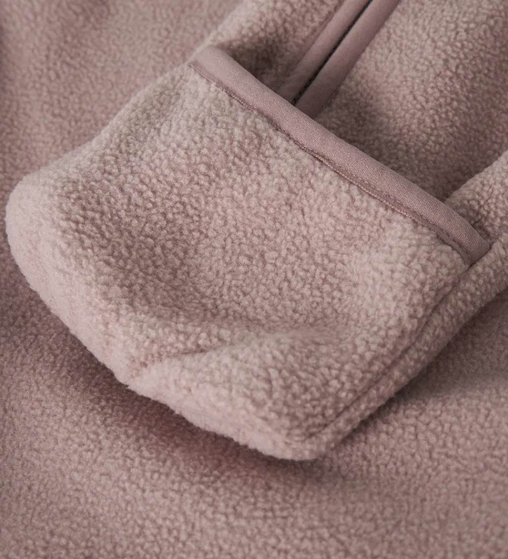 Fleecedragt - NbnMeeko - Woodrose m. Ører|Name It Best