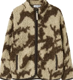 Fleecejakke - NkmOzias - Island Fossil/Delicioso|Name It New