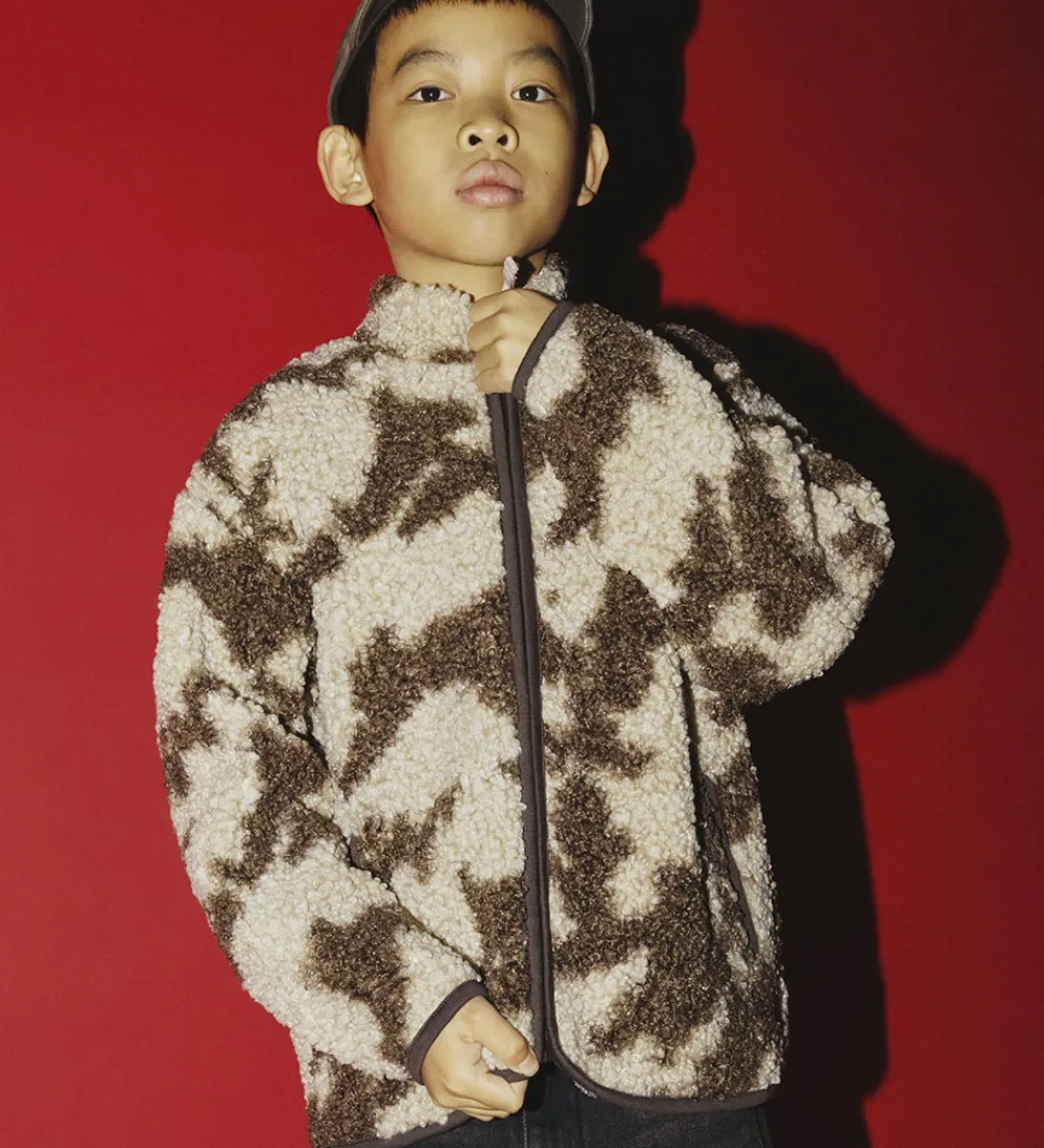 Fleecejakke - NkmOzias - Island Fossil/Delicioso|Name It New