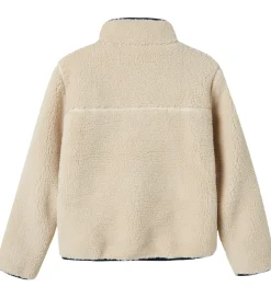 Fleecejakke - NknMattia - Moonbeam/Dark Sapphire|Name It Clearance