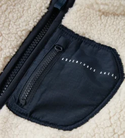 Fleecejakke - NmnMattia - Moonbeam/Dark Sapphire|Name It Online