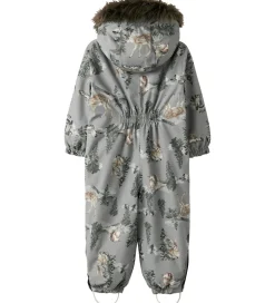Flyverdragt - NmnSnow10 - Ultimate Grey/Woodland|Name It Hot