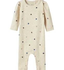 Heldragt - Rib - NbfNutti - Peyote Melange m. Hjerter|Name It Clearance