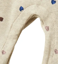 Heldragt - Rib - NbfNutti - Peyote Melange m. Hjerter|Name It Clearance