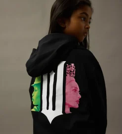 Hættetrøje - NkfNirdi - Black|Name It Hot