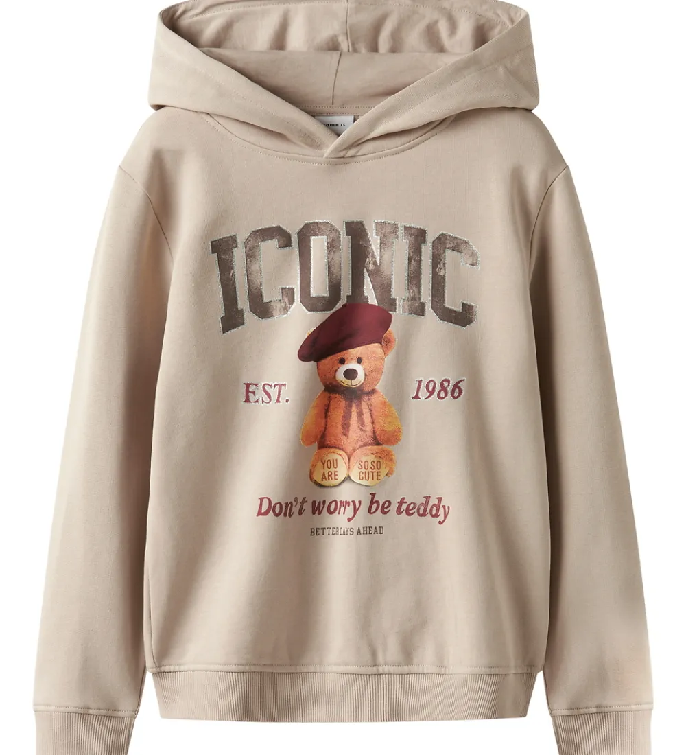 Hættetrøje - NkfRycca - Cement|Name It Outlet