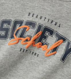 Hættetrøje - NkmLucas - Grå Meleret|Name It Outlet