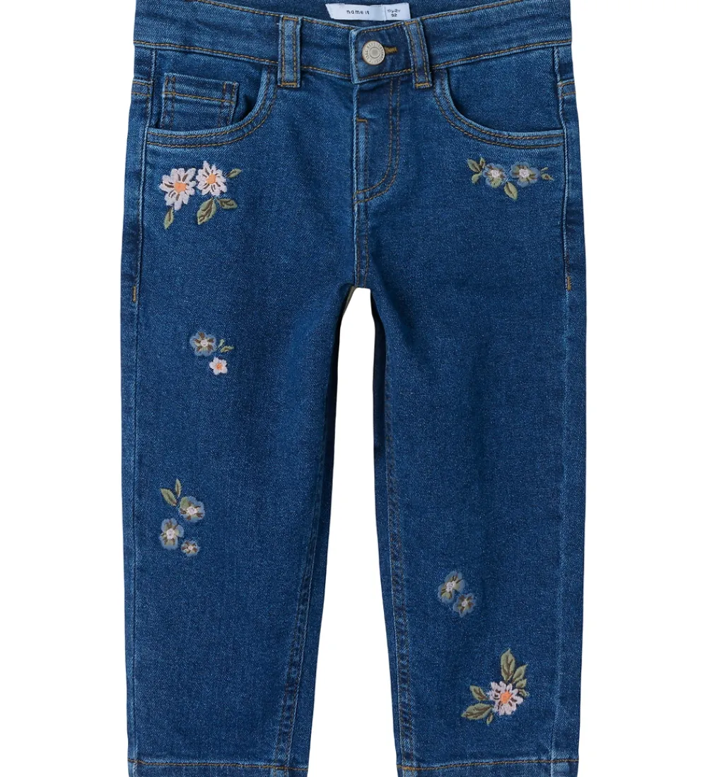Jeans - NmfBella - Dark Blue Denim/Flower|Name It