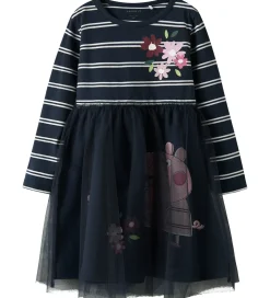 Kjole - NmfOrini Tulle - Navy Blazer|Name It Clearance