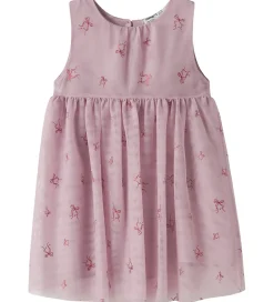 Kjole - NmfVabos - Keepsake Lilac/Bows|Name It Hot