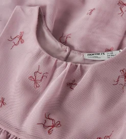 Kjole - NmfVabos - Keepsake Lilac/Bows|Name It Hot